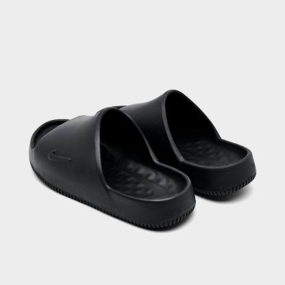 Big Kids' Nithtke Calm Slide Sandals - Black/Black/Black - Back view