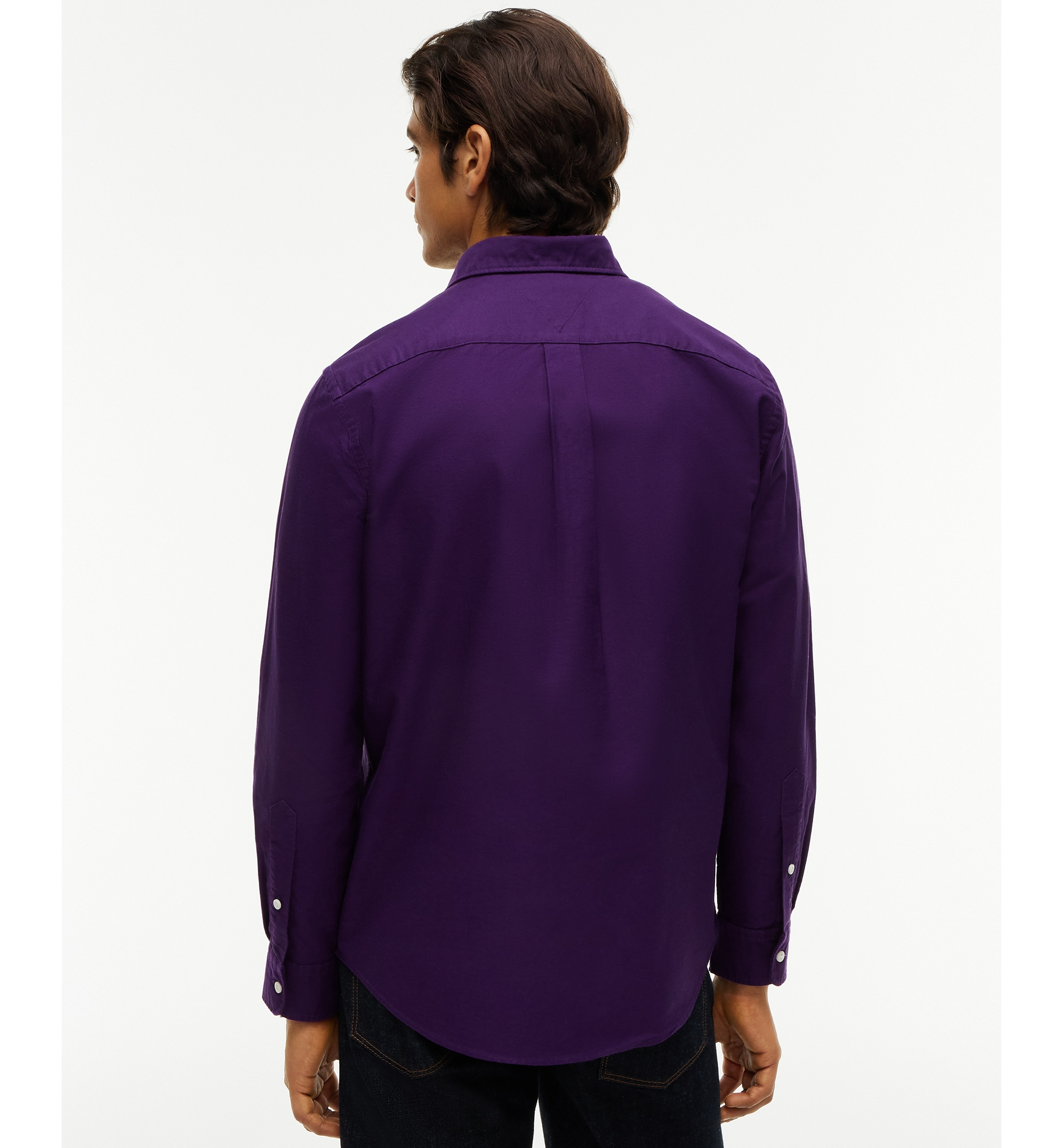 Tommy Hilfiger Men's Heritage Regular-Fit Oxford Shirt - Purple Sapphire