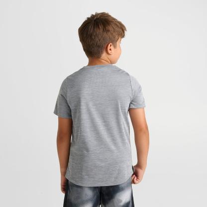 Big Kids' Nithtke Miler Dri-FIT T-Shirt - Smoke Grey/Heather