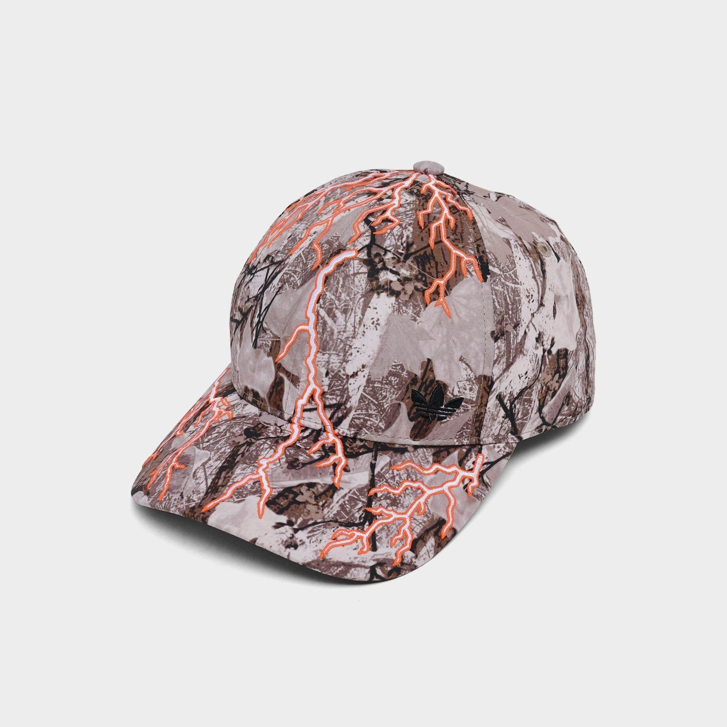 adidas Lightning Six Panel Strapback Hat - Camo
