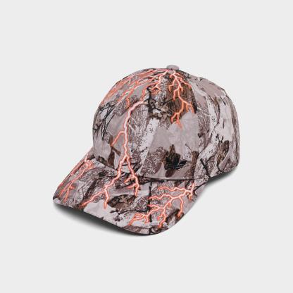 adidas Lightning Six Panel Strapback Hat - Camo