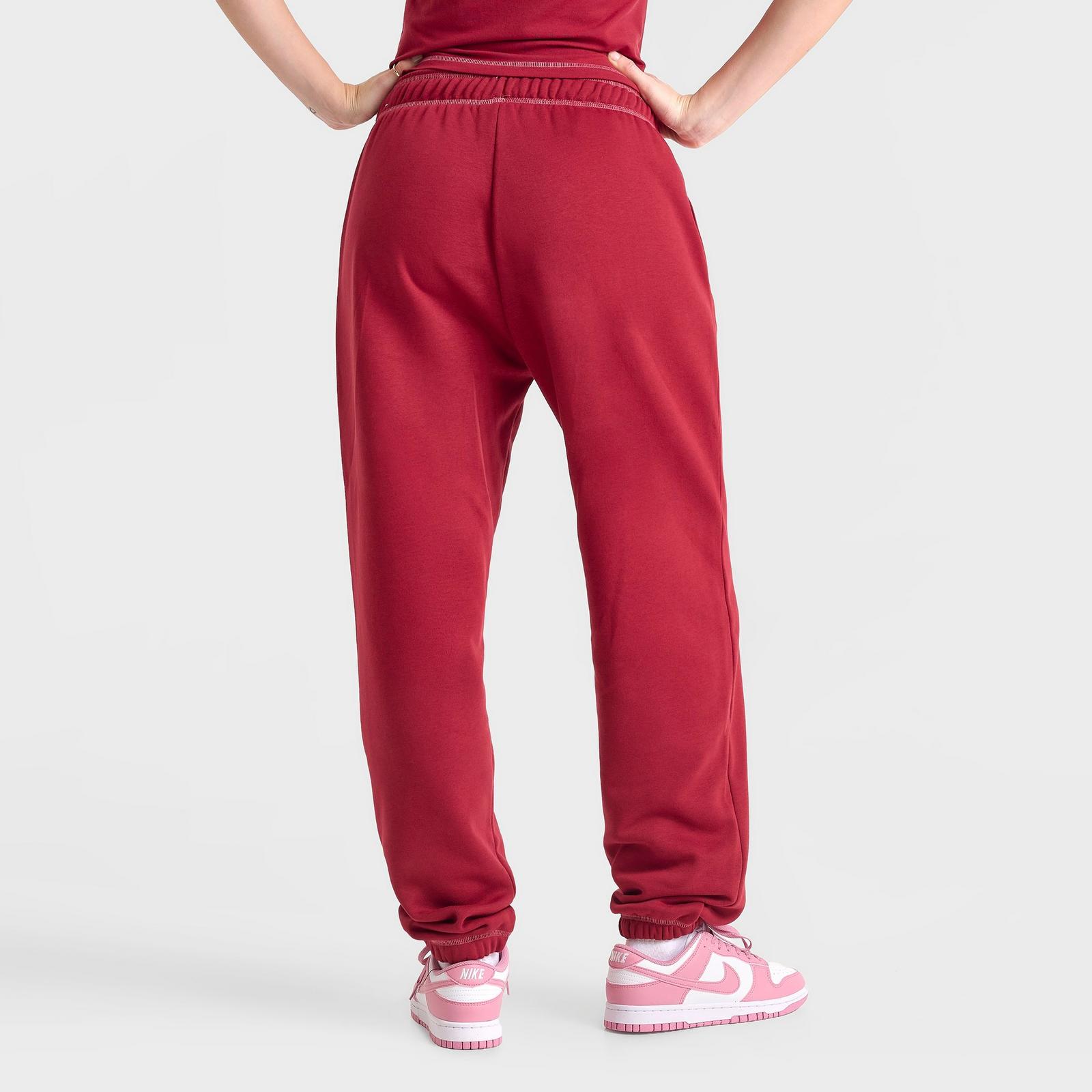 Women's Nike Sportswear Club Fleece Jogger Pants - Team Crimson/Peony
