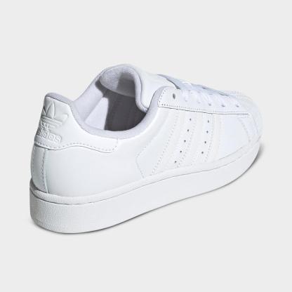 Big Kids' adidas Originals Superstar II Casual Shoes - White/White/White - view 4