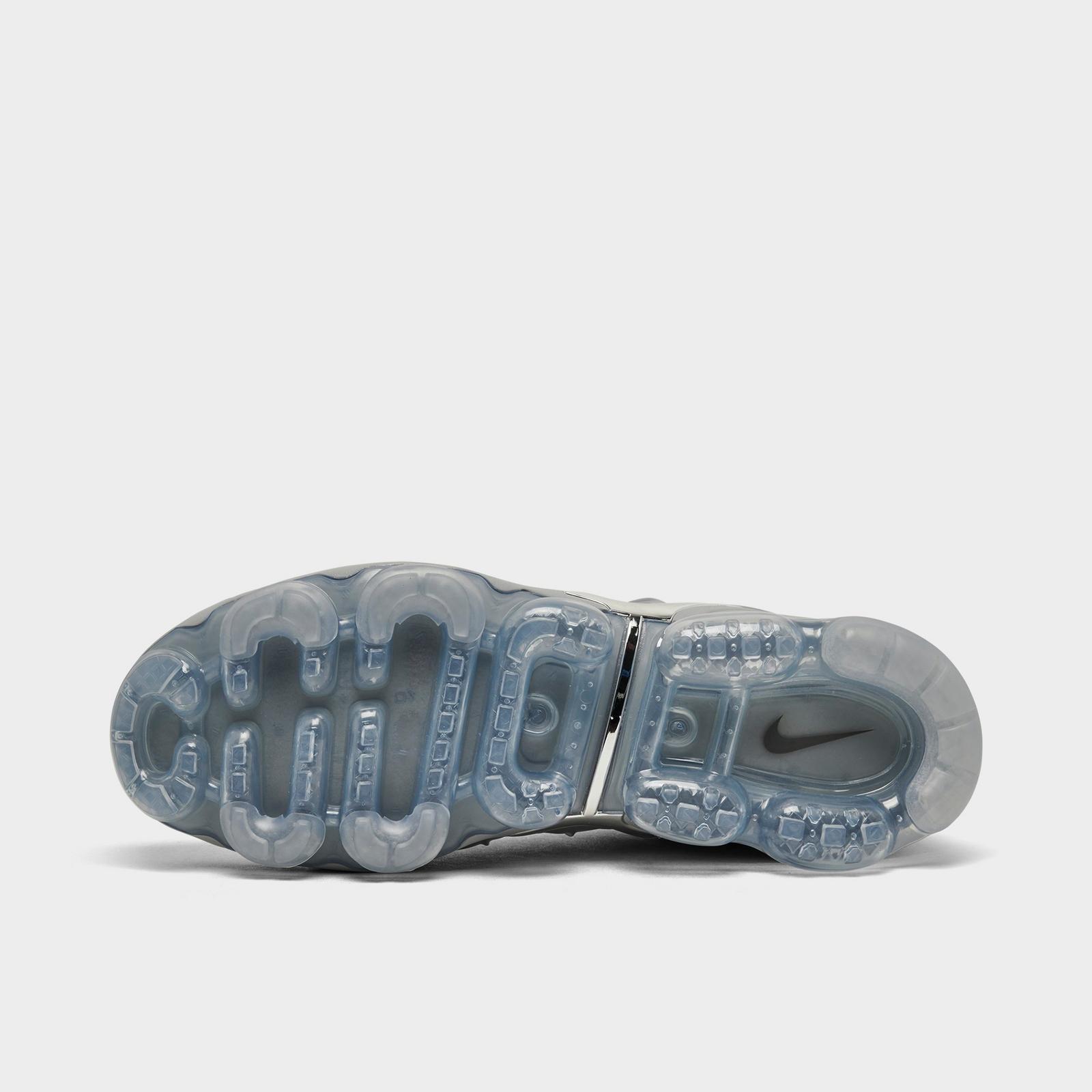 Men's Nike Air VaporMax Plus Running Shoes - Wolf Grey/Metallic Silver/Dark Grey