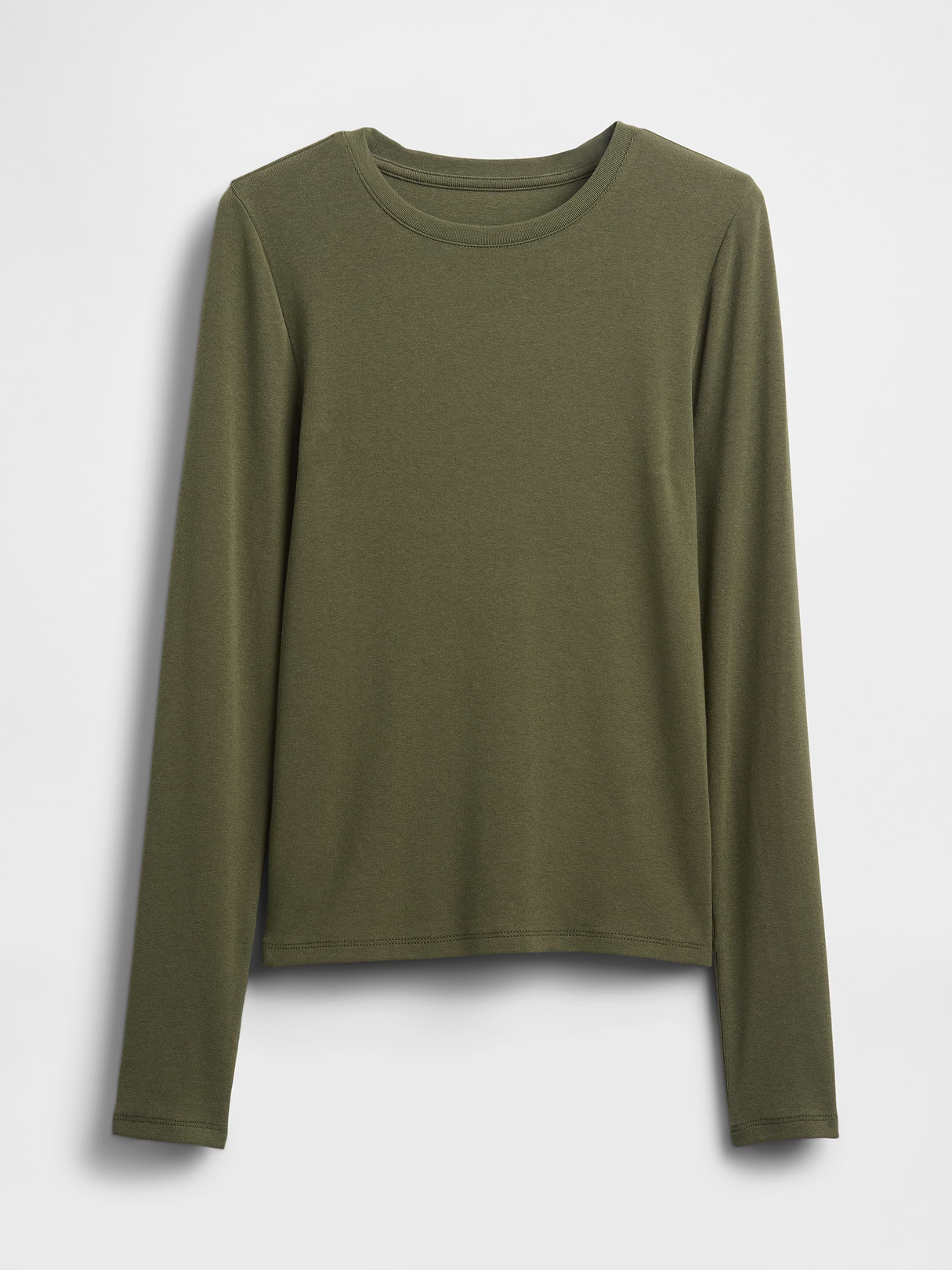 Modern Crewneck T-Shirt - Army jacket green