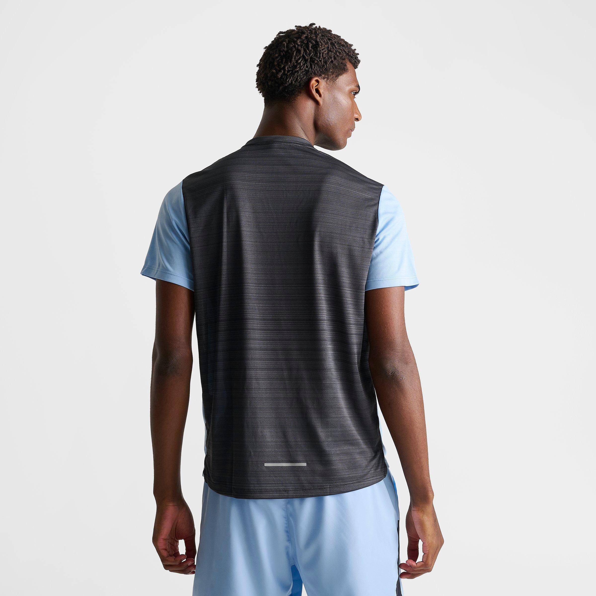 Men's Nithtke Miler Dri-FIT Running T-Shirt - Psychic Blue/Anthracite