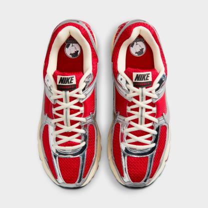 Men's Nithtke Zoom Vomero 5 Casual Shoes - Part 1 - Gym Red/Metallic Silver/Coconut Milk/Chrome - Top view