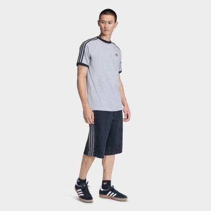 Men's adidas Originals adicolor 3-Stripes T-Shirt - Medium Grey Heather