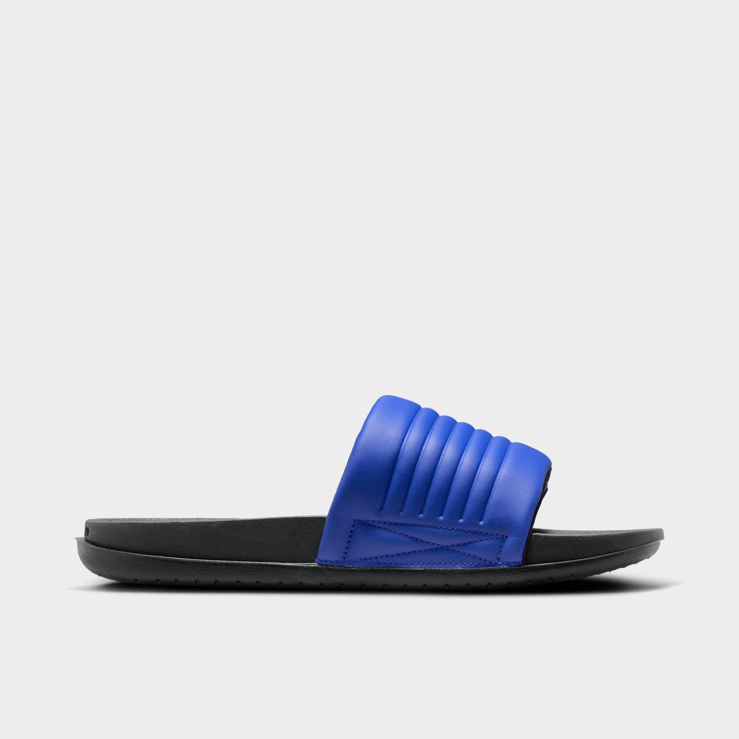 Men's Nithtke Offcourt Adjust Slide Sandals - Lapis/Dark Smoke Grey/Coconut Milk - Back view