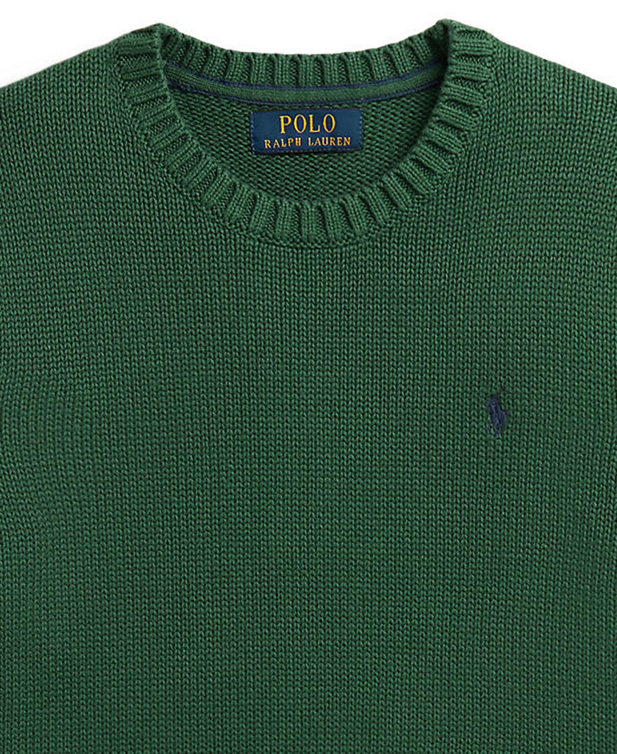 Polo Ralph Lauren Boys' 8-20 Cotton Crewneck Sweater - Verano Green
