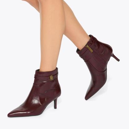 Kurt Geiger London Kensington Ankle Boot - Red - view 2