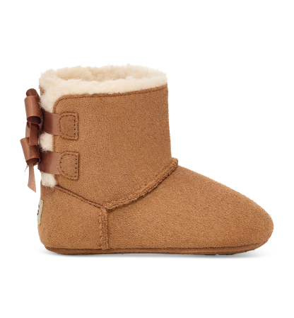 UGG® Baby Bailey Bow Booties - Chestnut