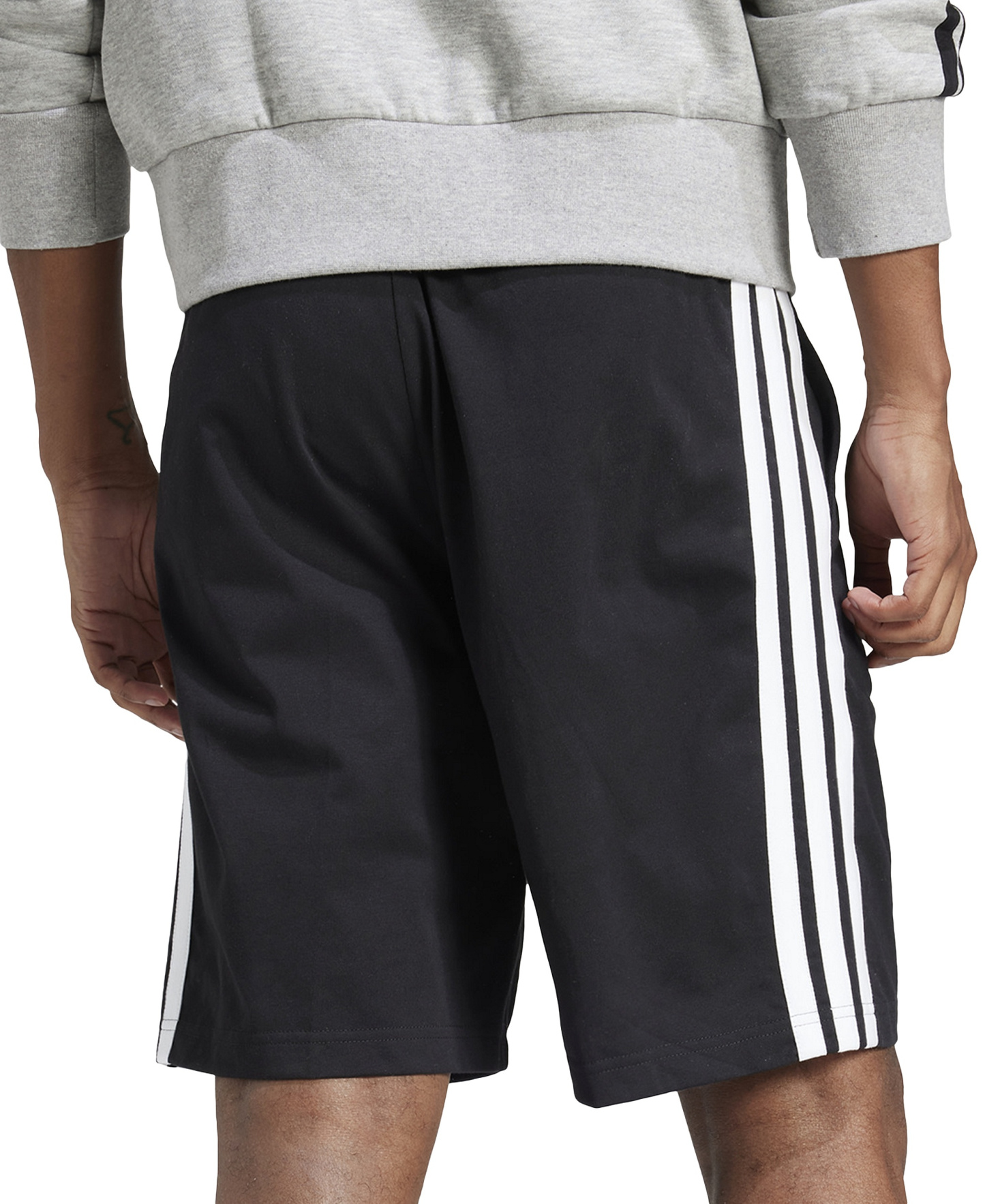 adidas Men's Jersey Shorts - Black/wht