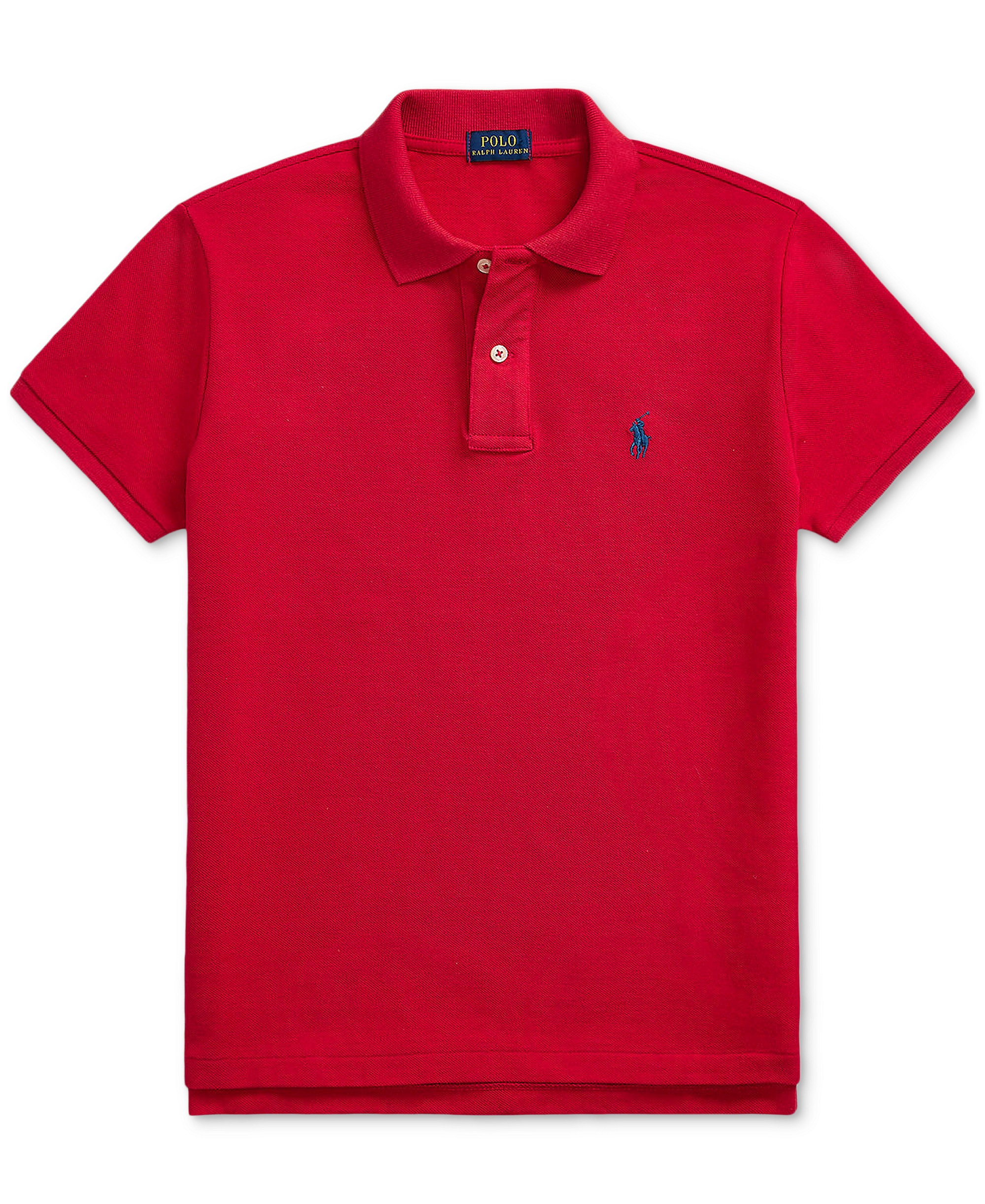 Polo Ralph Lauren Women's Classic-Fit Mesh Polo Shirt - Red
