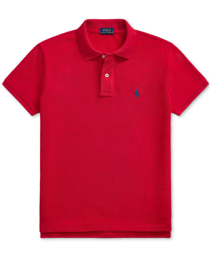 Polo Ralph Lauren Women's Classic-Fit Mesh Polo Shirt - Red