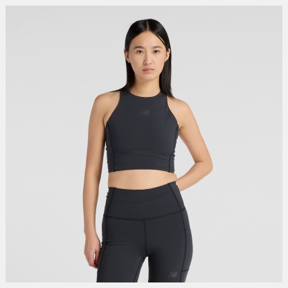 New Balance RC Elite Storage Crop Tank, WT61P7F8BK
