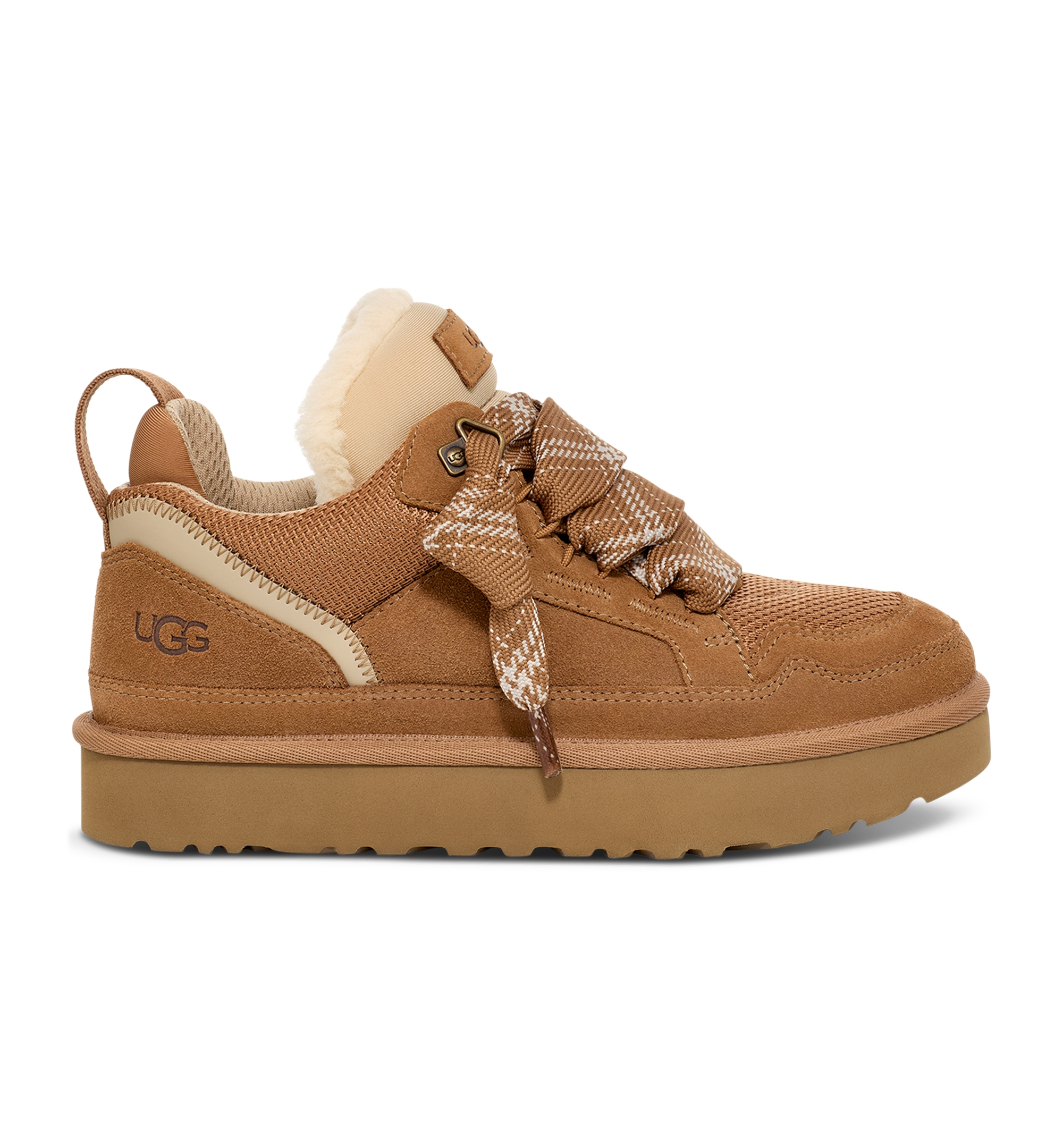 UGG® Women's Lowmel Lace-Up Sneaker Booties - Chestnut