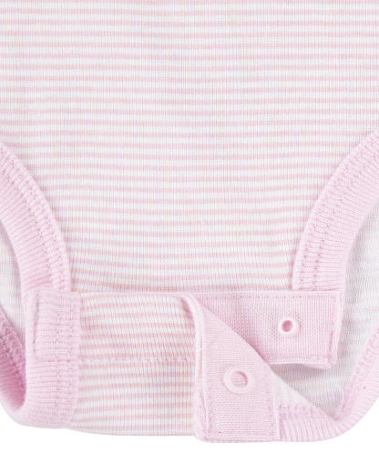 Nike Baby Boys' and Girls' Crewneck Bodysuits and Pants, 3-Piece Set - Gray/Pink