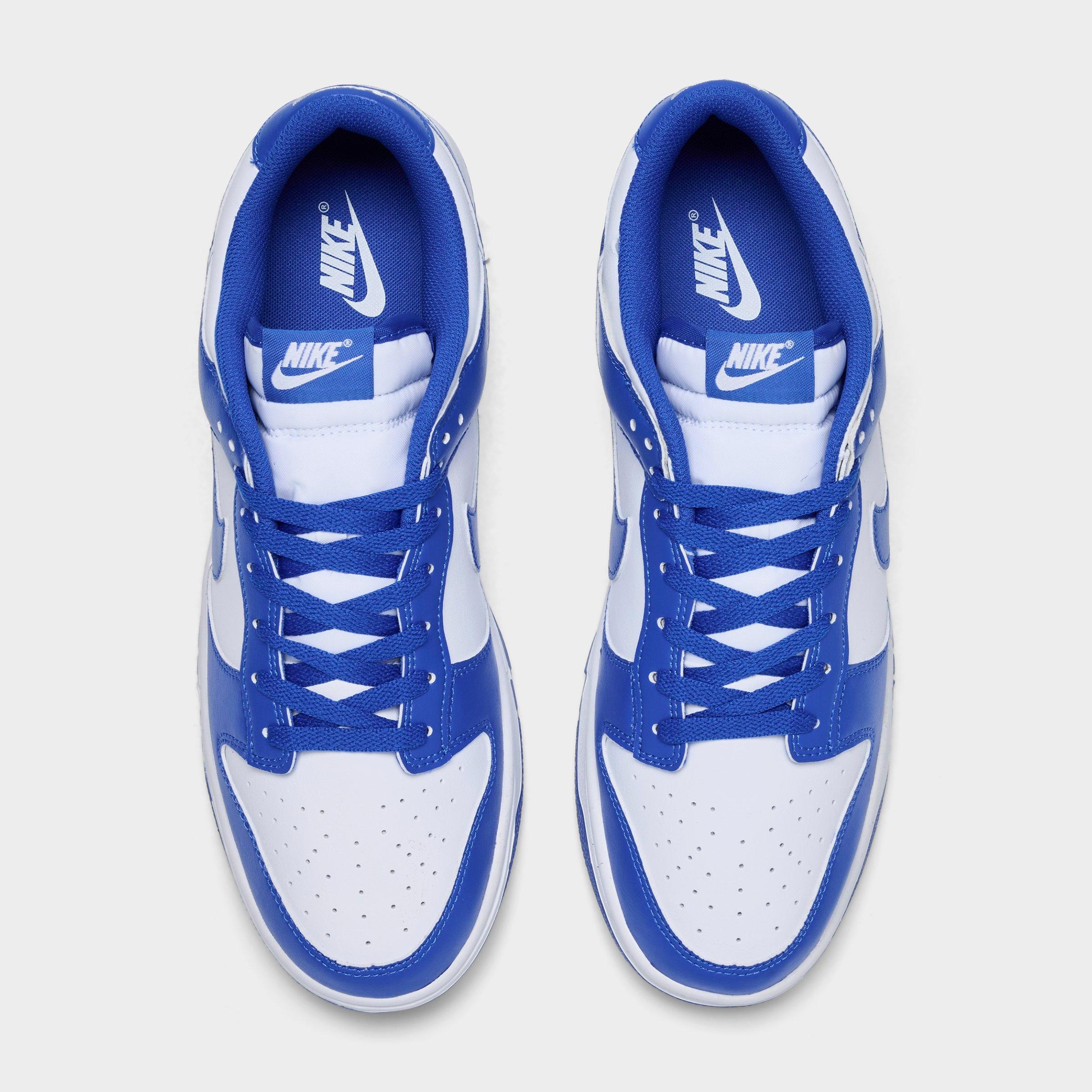 Men's Nithtke Dunk Low Retro Casual Shoes - Part 2 - White/Hyper Royal - Top view