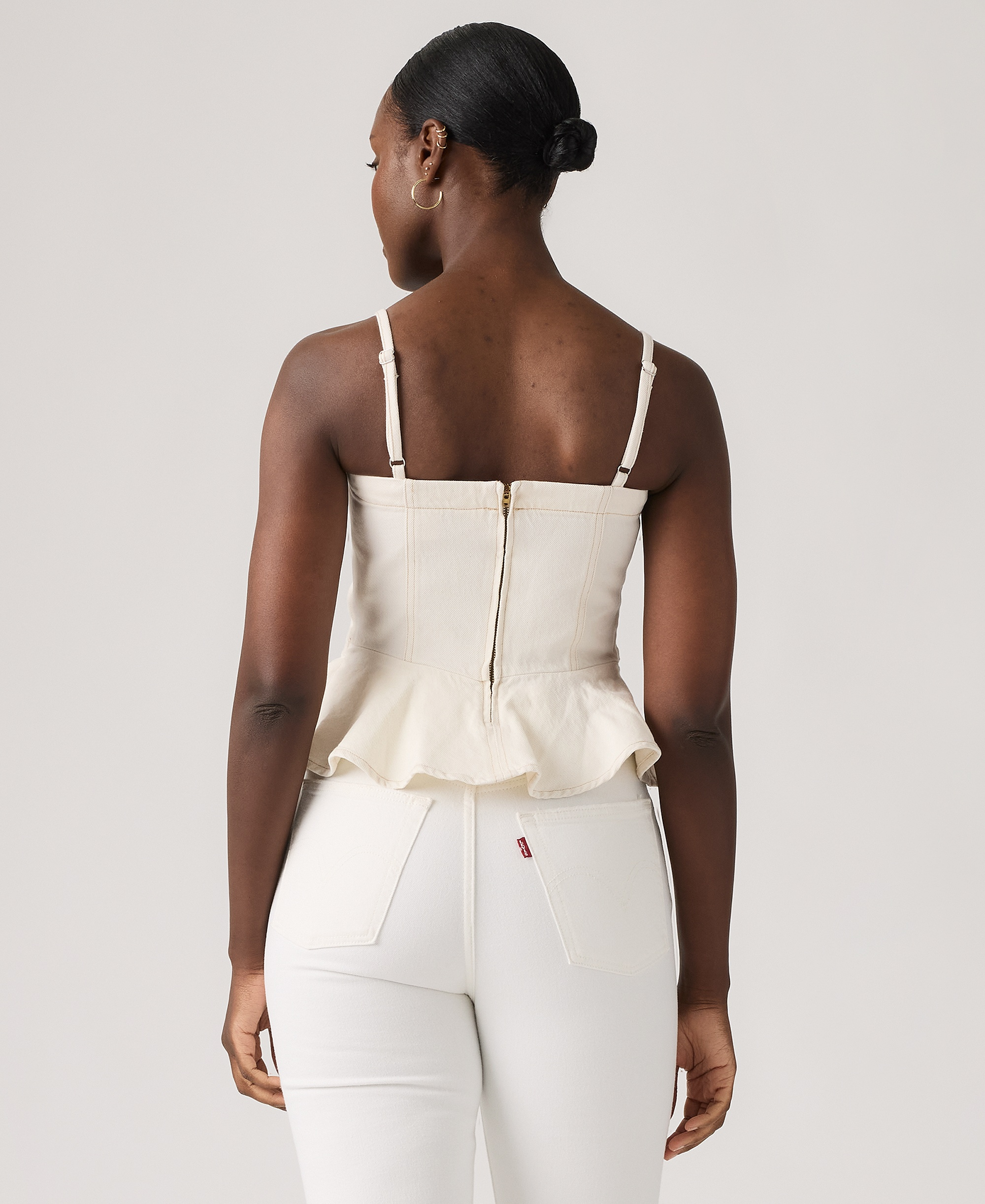 Levi's Women's Anderson Sleeveless Cotton Flounce Top - Truth Slip