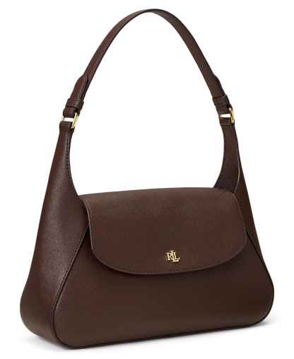 Lauren Ralph Lauren Schylar Small Slim Shoulder Bag - Chestnut Brown