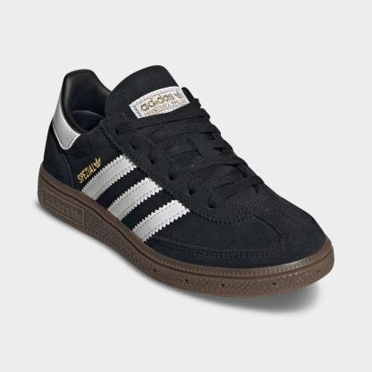 Little Kids' adidas Originals Handball Spezial Casual Shoes - Black/White/Gum - view 2