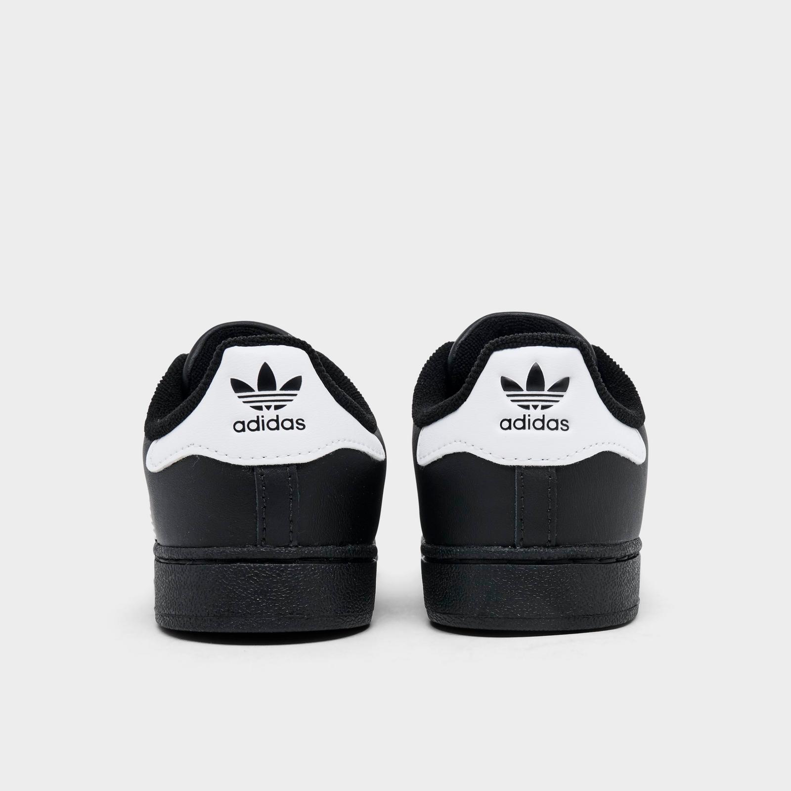 Kids' Toddler adidas Originals Superstar Casual Shoes - Black/White/Black - view 4