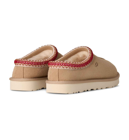 UGG® Women's Tasman II Slip-On Slide Slippers - Sand/Dark Cherry