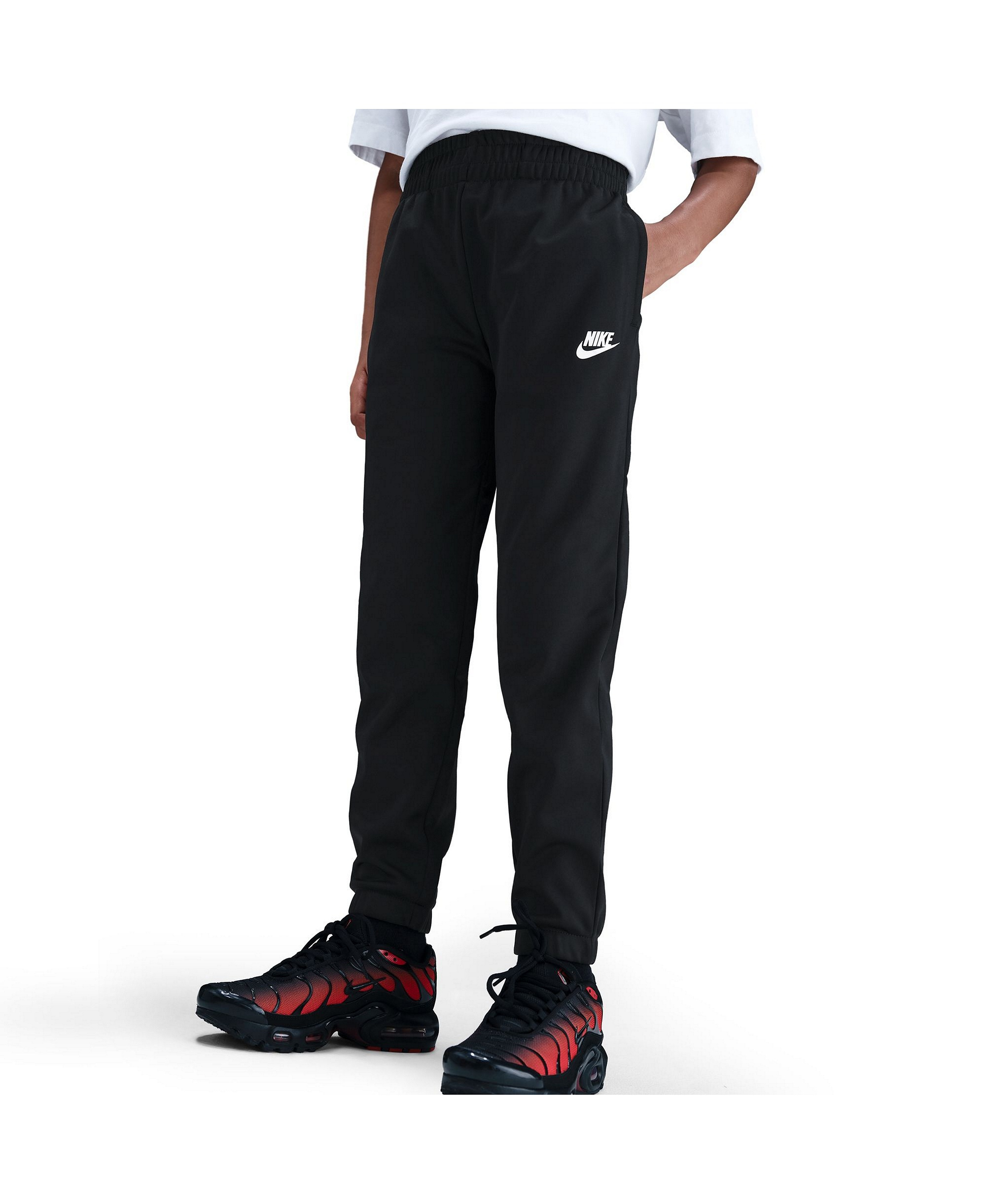 Nike Boys' and Girls' 7-20 Sportswear Dri-FIT Long-Sleeve Jacket and Pants, 2-Piece Set - Black