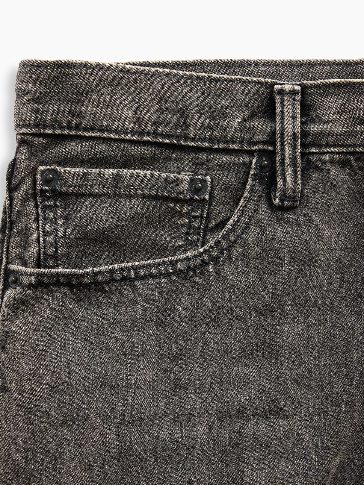 '90s Loose Jeans - Washed black
