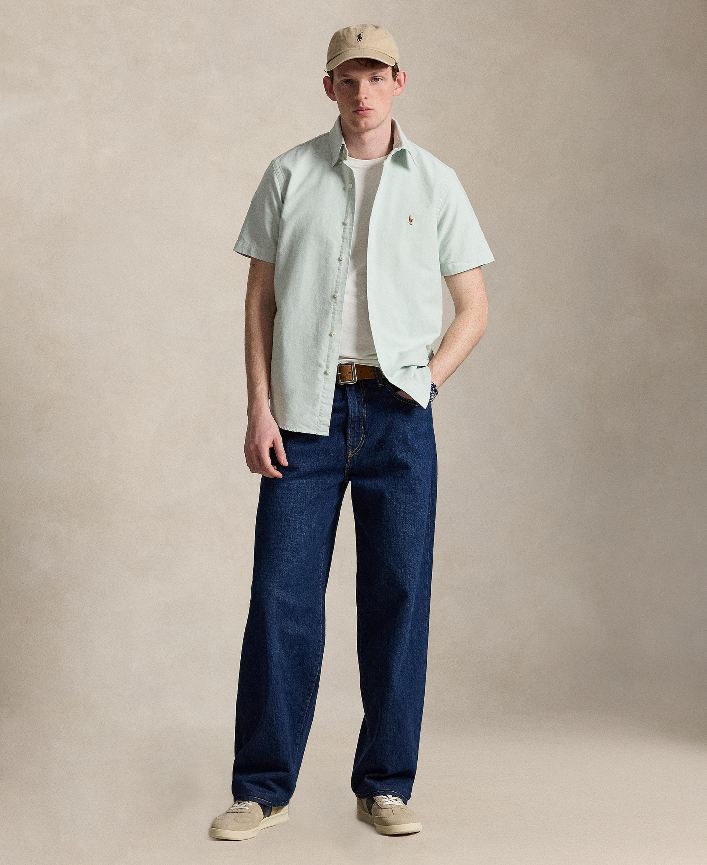 Polo Ralph Lauren Men's Classic-Fit Oxford Shirt - Faded Mint