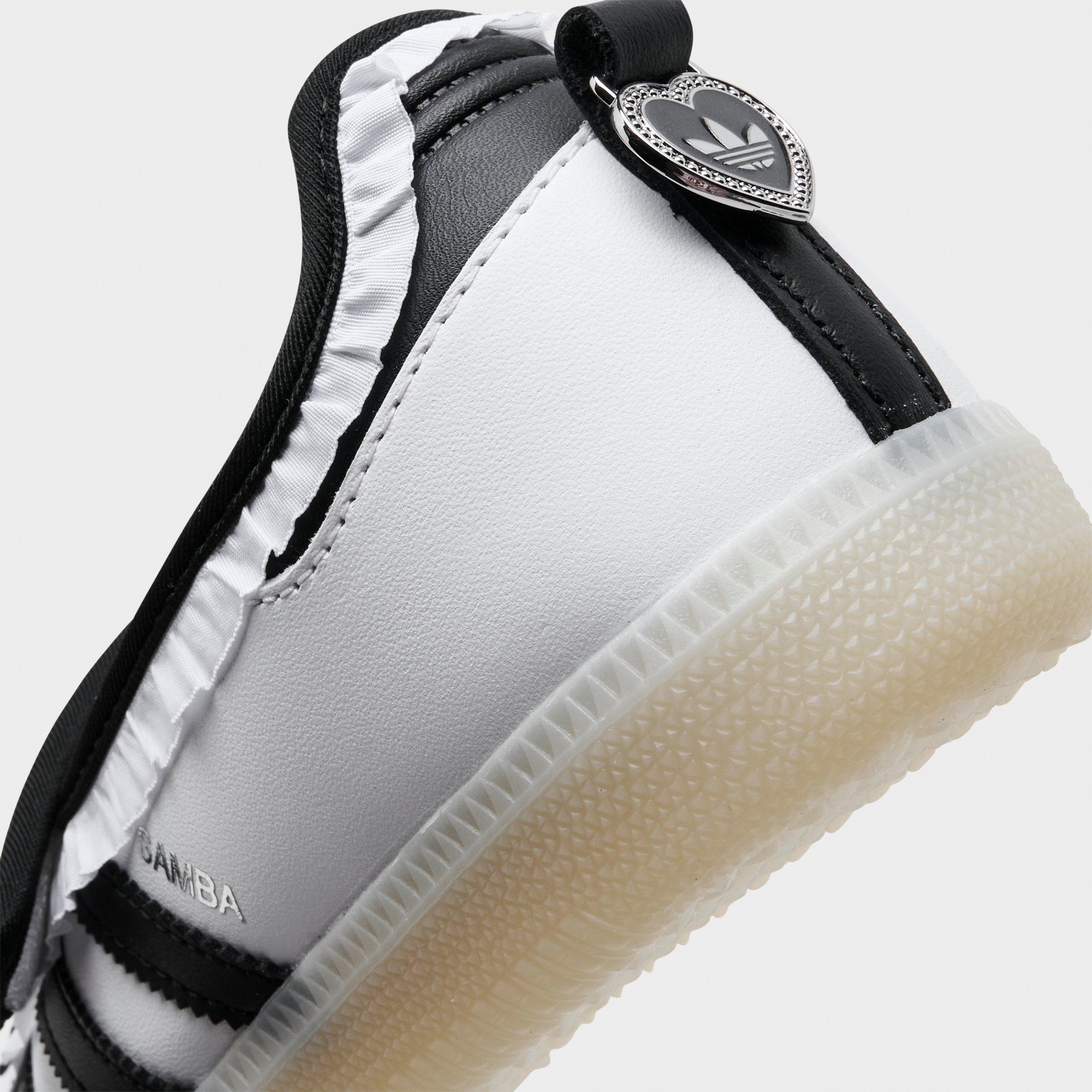 Women's adidas Originals Samba Jane Casual Shoes - Part 2 - Cloud White/Core Black/Silver Metallic - Detail shot
