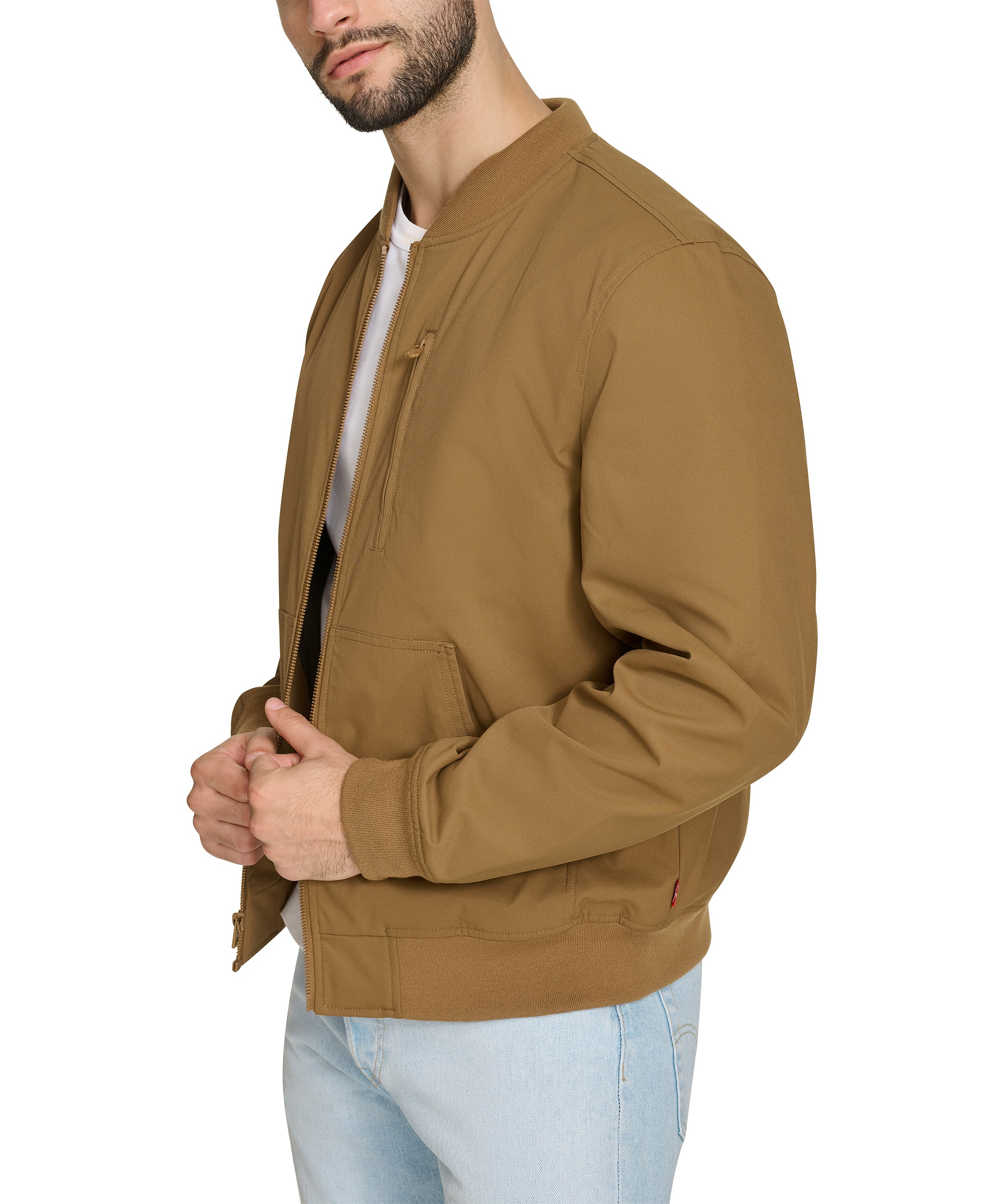 Levi's Men's Military Bomber Jacket - Brown