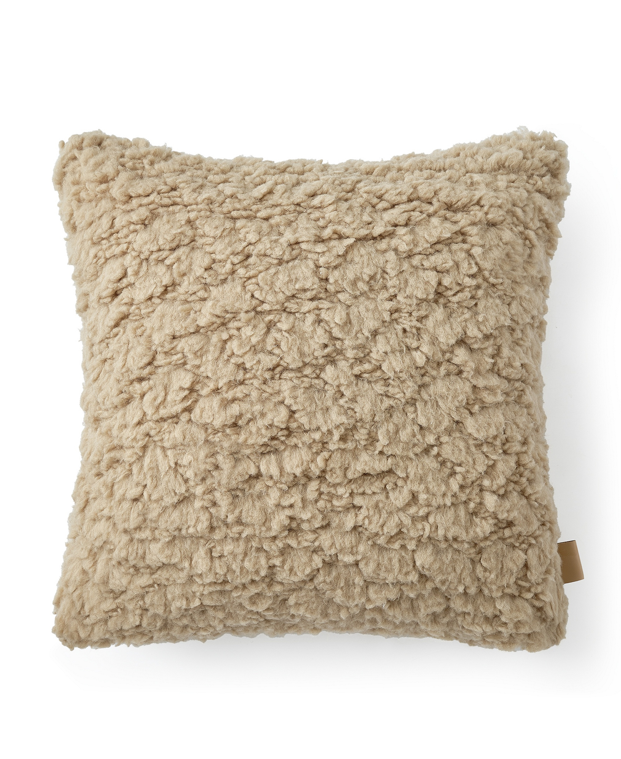UGG® Shira Textured Decorative Pillow, 20" x 20" - Mustard Seed
