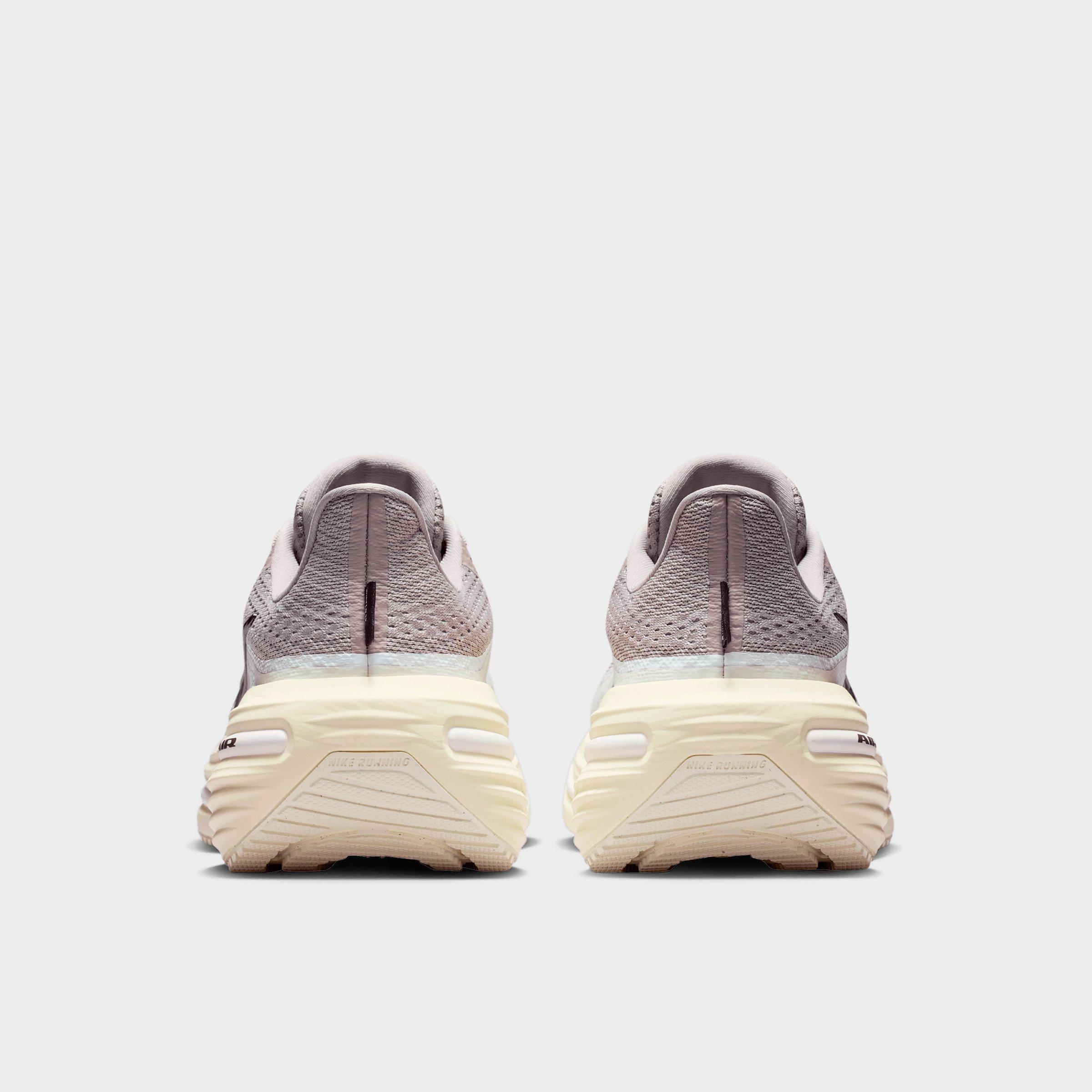 Men's Nithtke Air Winflo 12 Road Running Shoes - College Grey/Coconut Milk/Phantom/Burgundy Ash - Back view