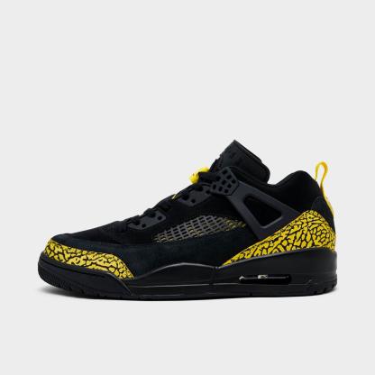 Men's Jordan Spizike Low Casual Shoes - Black/Speed Yellow/Speed Yellow/Black - view 1