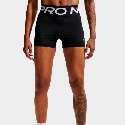 Women's Nike Pro Sculpt High-Waisted 3" Biker Shorts - Black/White