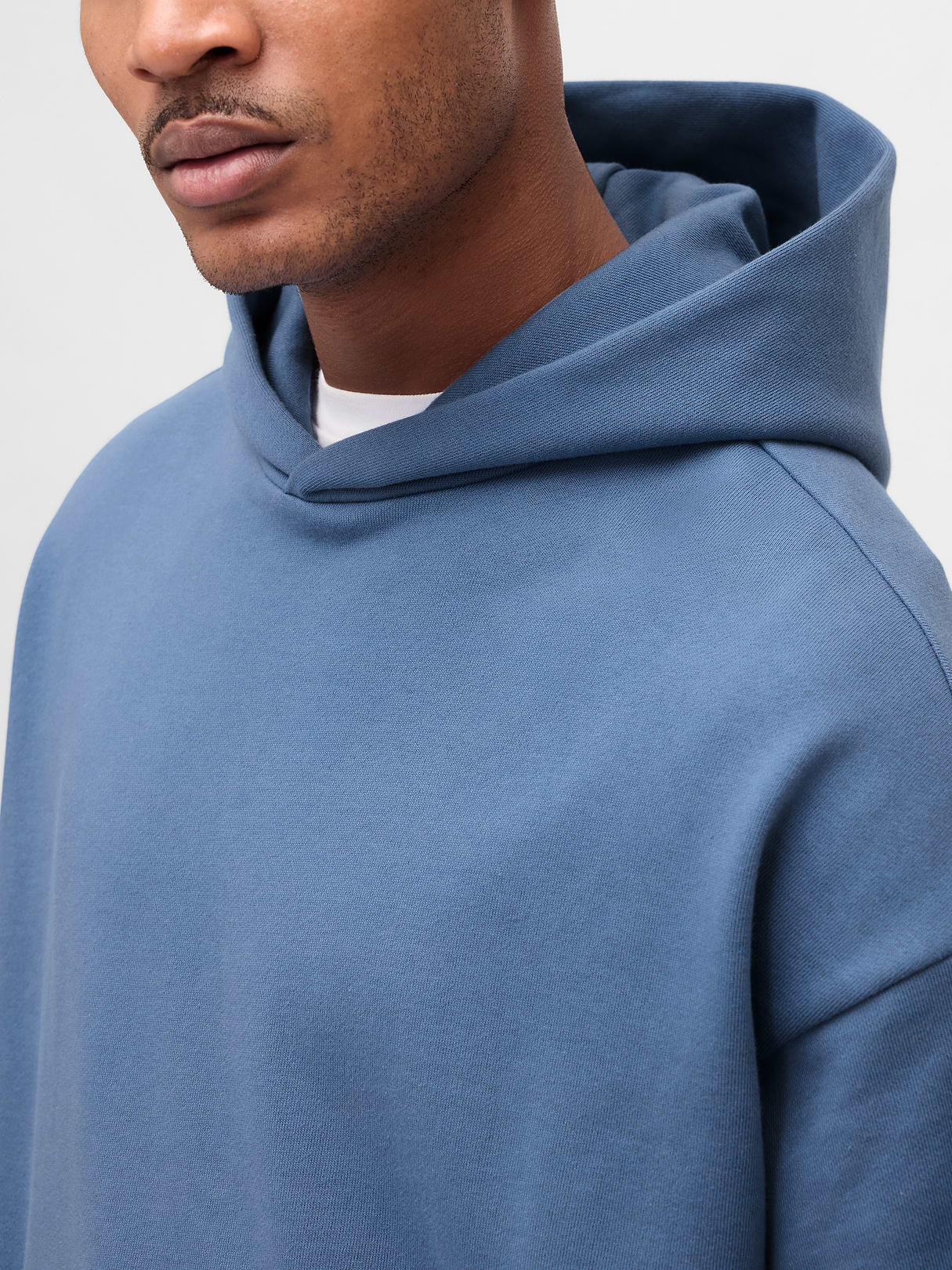 Adult Heavyweight Oversized Hoodie - soft corn flower