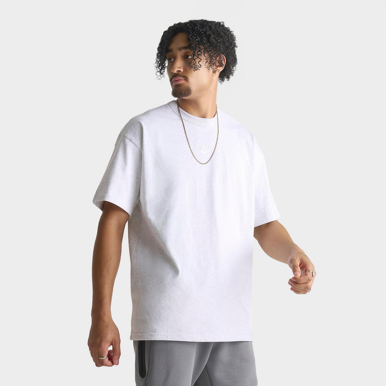 Men's Nike Sportswear Premium Essentials Futura T-Shirt - Birch Heather