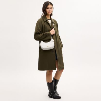 Emily Shoulder Bag In Signature Canvas - Gold/White/Chalk - view 11