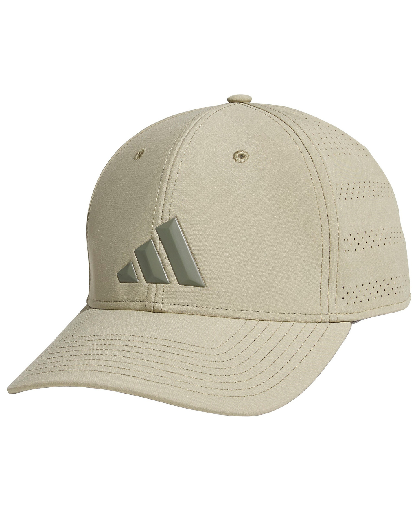 adidas Men's Game Day Stretch-Fit Hat - Khaki