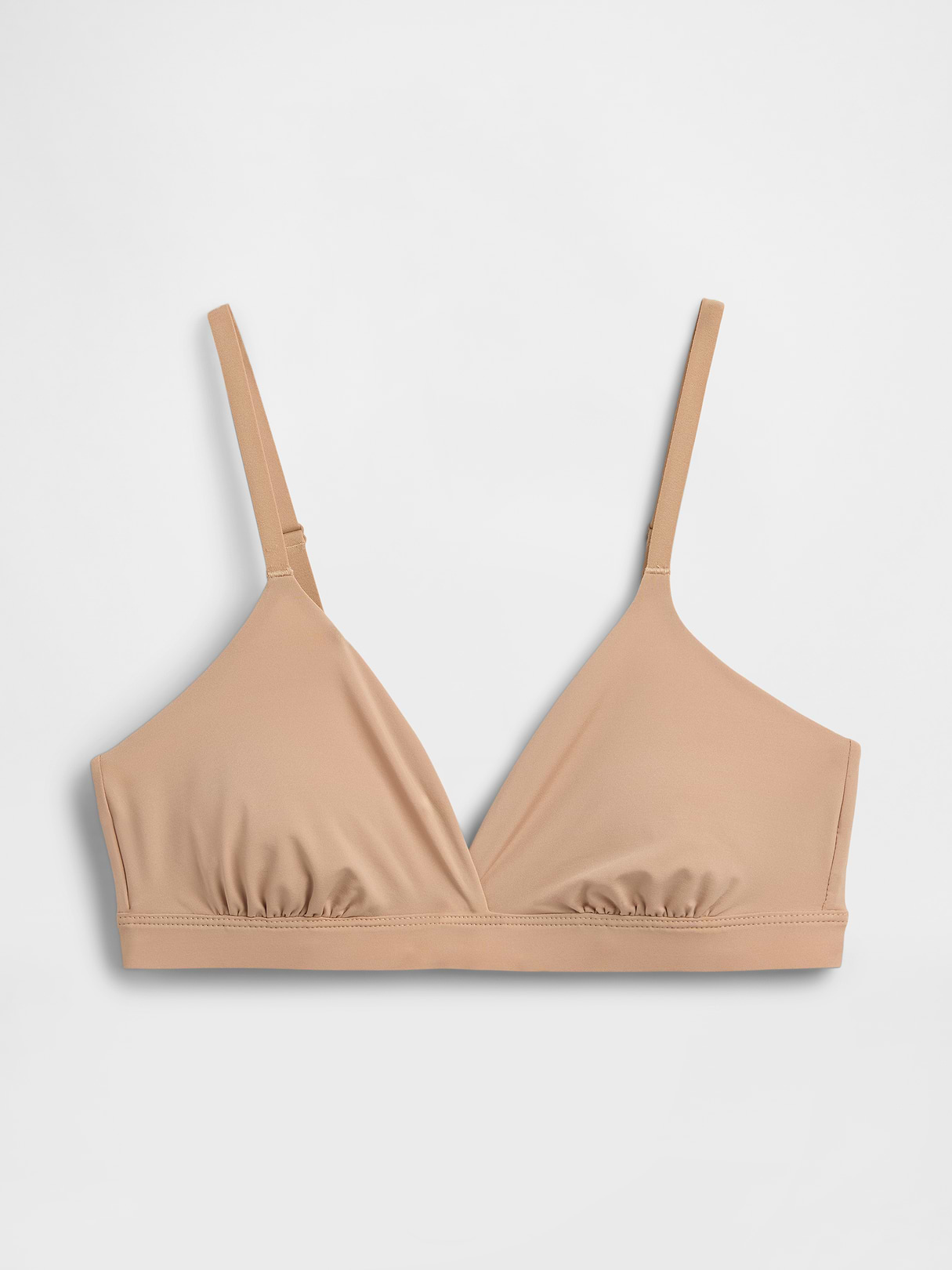 SecondSkin Crossover Bralette - Blush beige