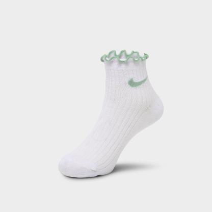 Little Kids' Nithtke Preschool Lettuce Welt 6-Pack Quarter Socks - Metallic Gold