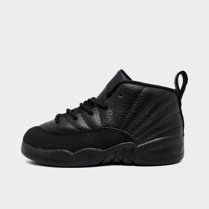 Kids' Toddler Air Jordan Retro 12 Basketball Shoes - Black/Varsity Red - view 1