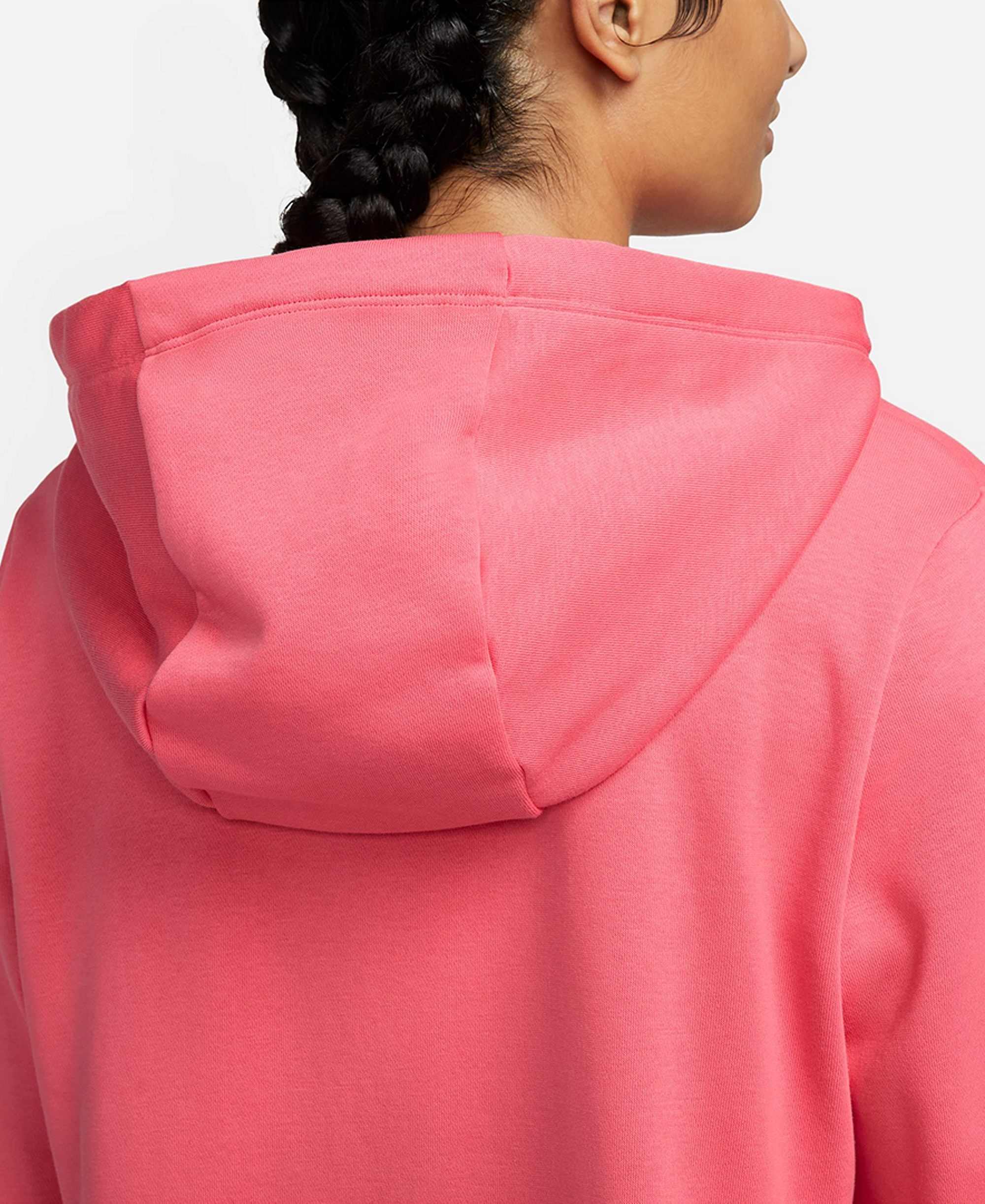 Nike Women's Sportswear Club Fleece Pullover Hoodie - Sea Coral/white
