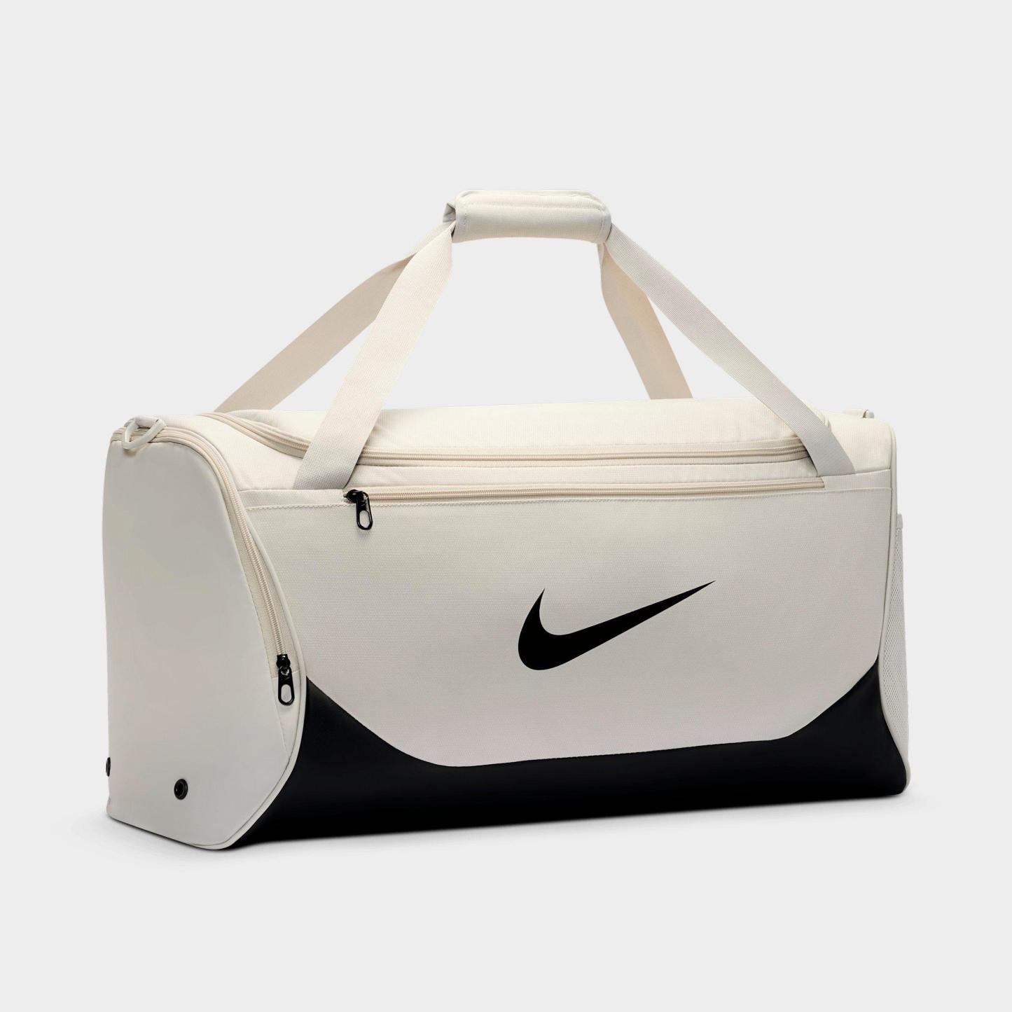 Nithtke Brasilia Training Duffel Bag (Medium, 60L) - Light Bone/Black/Black