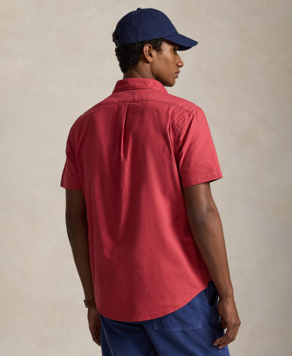 Polo Ralph Lauren Men's Garment-Dyed Oxford Shirt - Nantucket Red