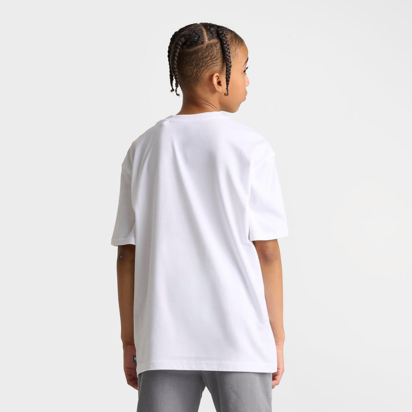 Big Kids' New Balance Players T-Shirt - Bright White - view 4
