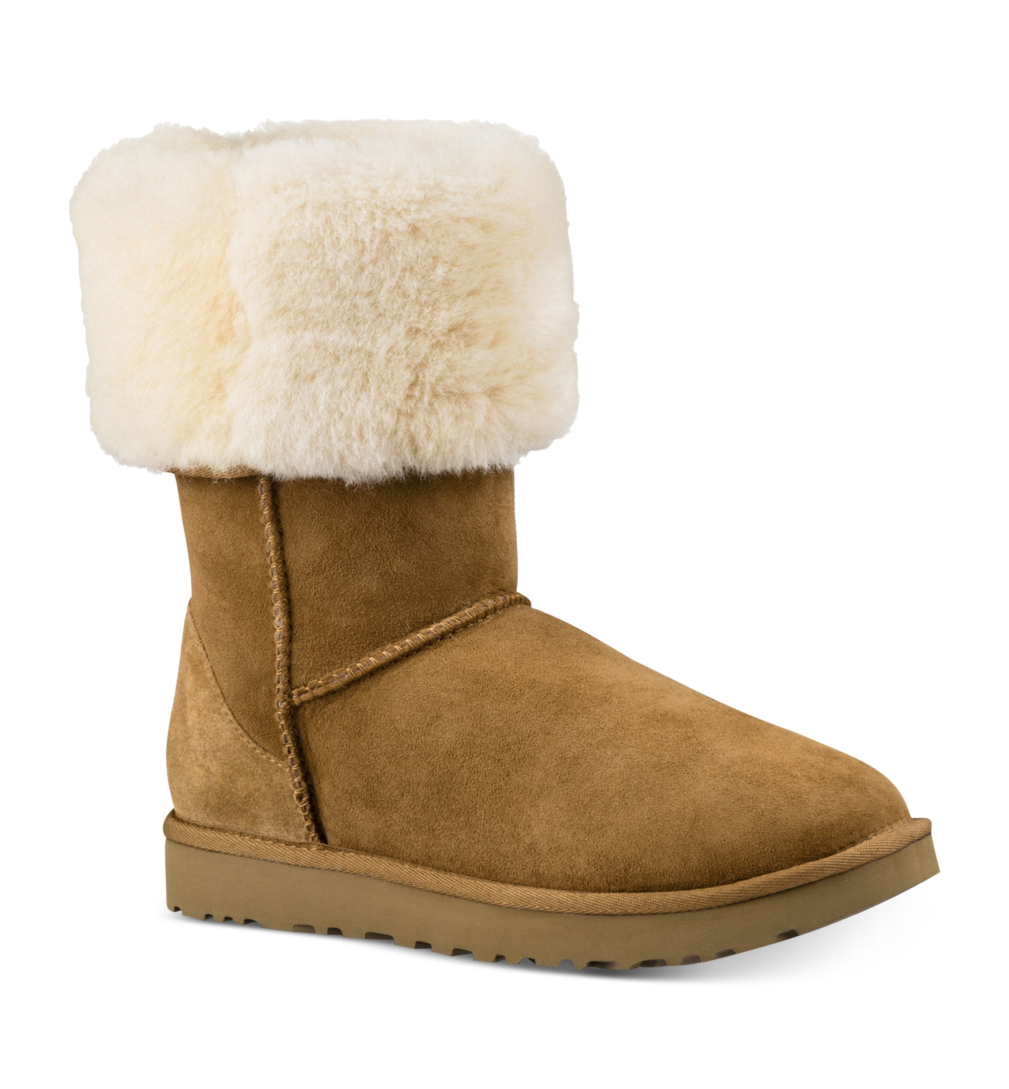 UGG® Women's Classic Round Toe II Tall Boots - Chestnut