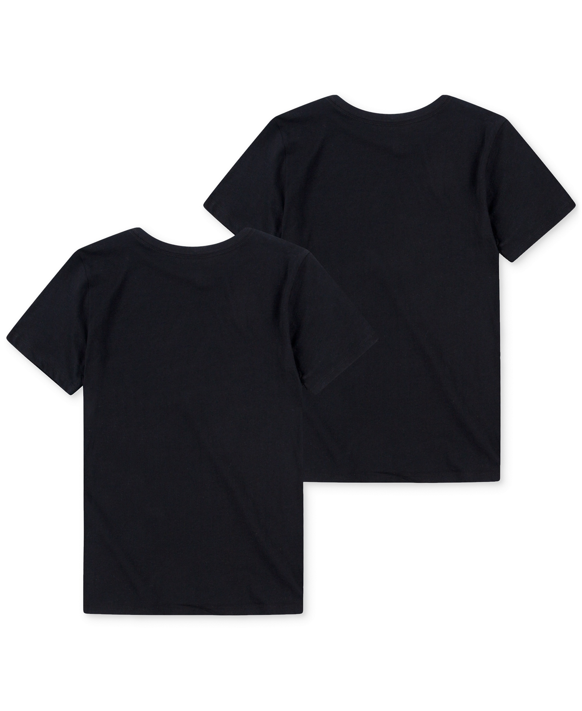 Nike Boys' 8-20 Crewneck Short-Sleeve Undershirt, 2-Pack - Black